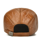 Genuine Leather Panel Cap (Unisex)