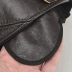 Genuine Leather Panel Cap (Unisex)